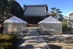 2018.12.31　神奈川県相模原市　寺院イベントテント