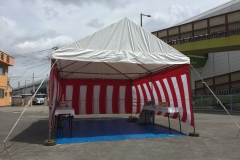 2018.7.8　東京都江戸川区　幼稚園　地鎮祭テント