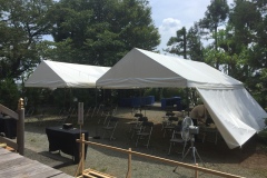 2020.8.18　神奈川県平塚市　寺院施餓鬼テント